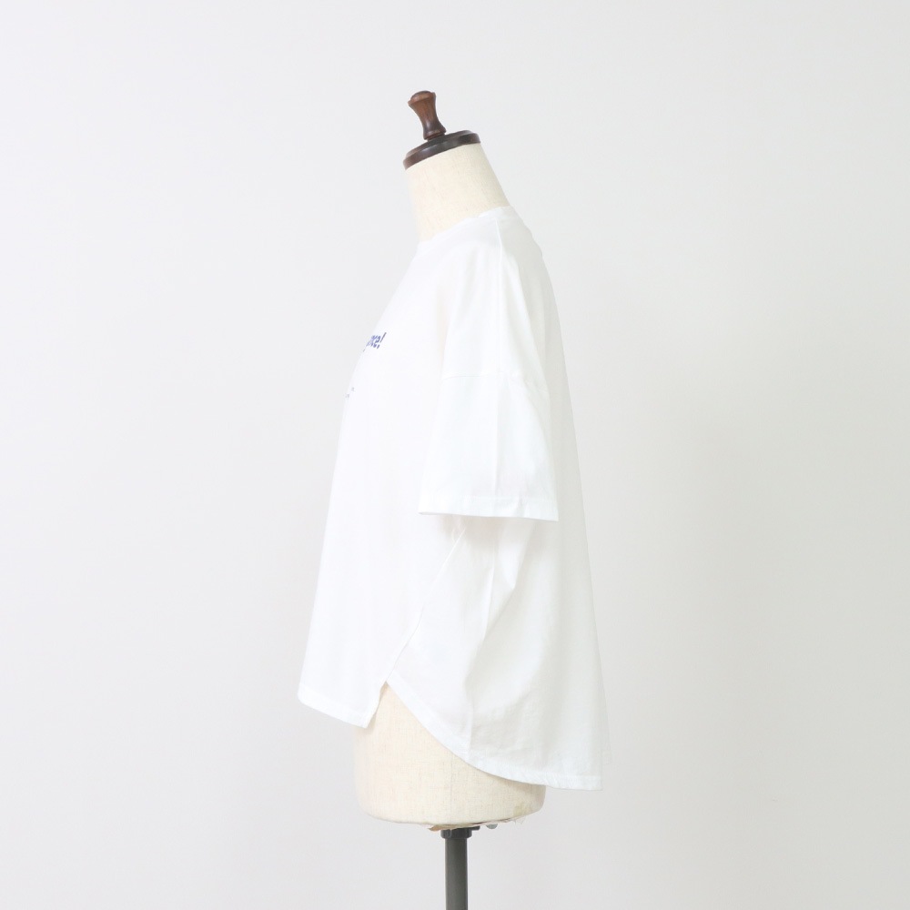 NARU(ナル) ユビキタスコットン chance!プリント ブリーズシャツ 667002