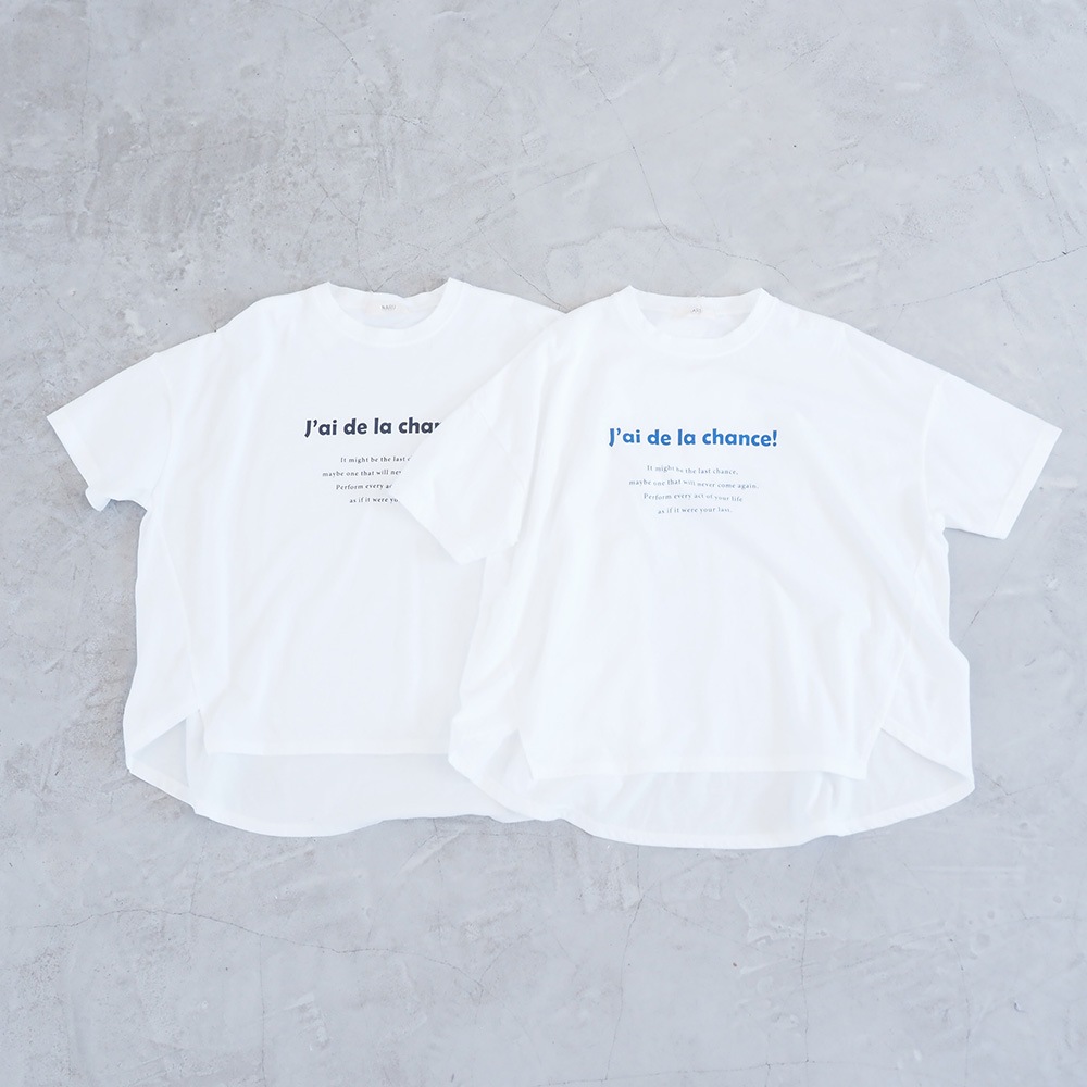 NARU(ナル) ユビキタスコットン chance!プリント ブリーズシャツ 667002