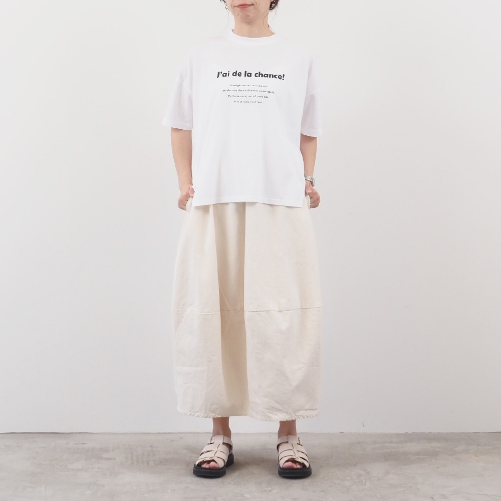 NARU(ナル) ユビキタスコットン chance!プリント ブリーズシャツ 667002