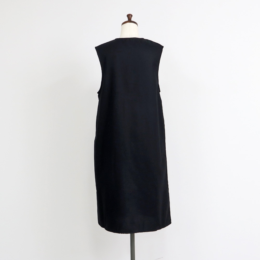 NARU(ナル) ウールリサイクルクロス ロングジレ 666905