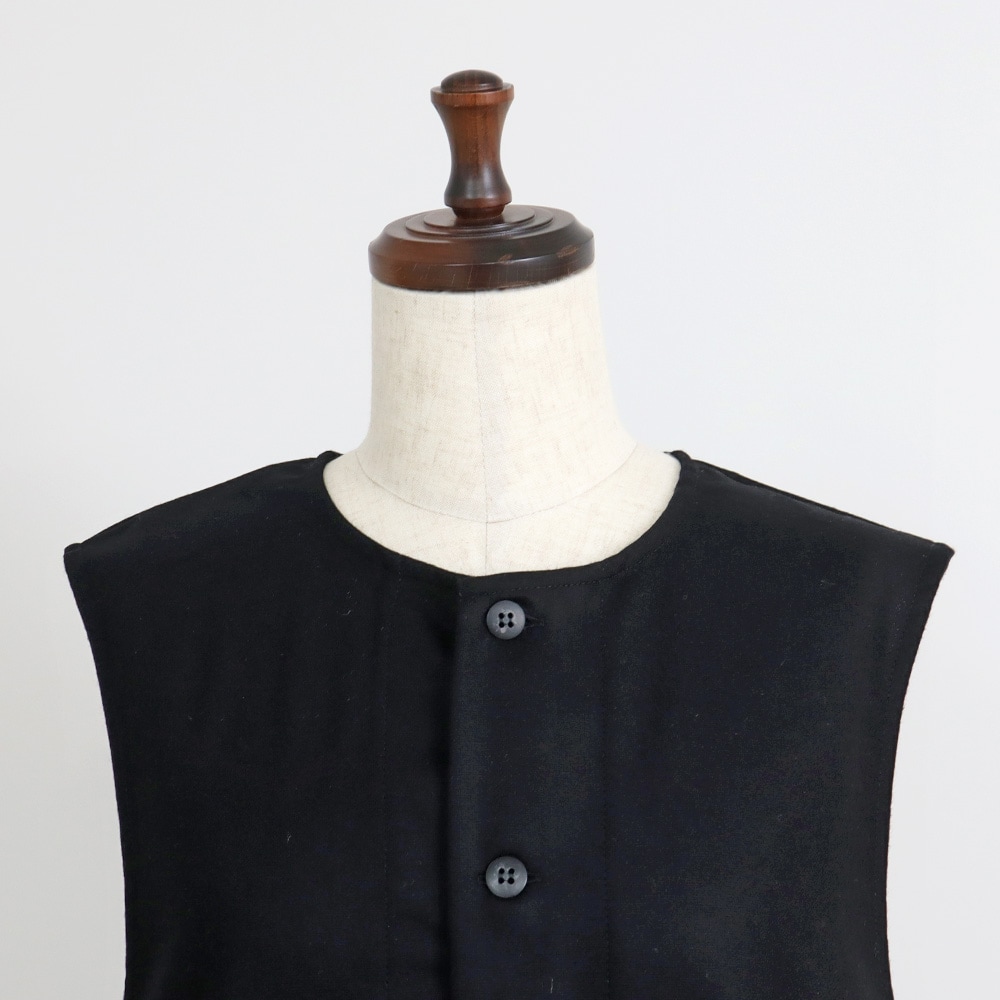 NARU(ナル) ウールリサイクルクロス ロングジレ 666905