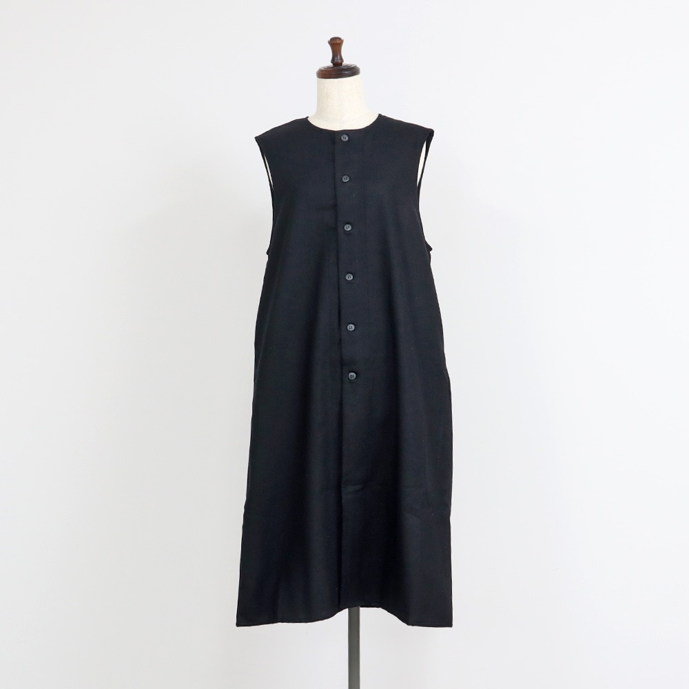 NARU(ナル) ウールリサイクルクロス ロングジレ 666905