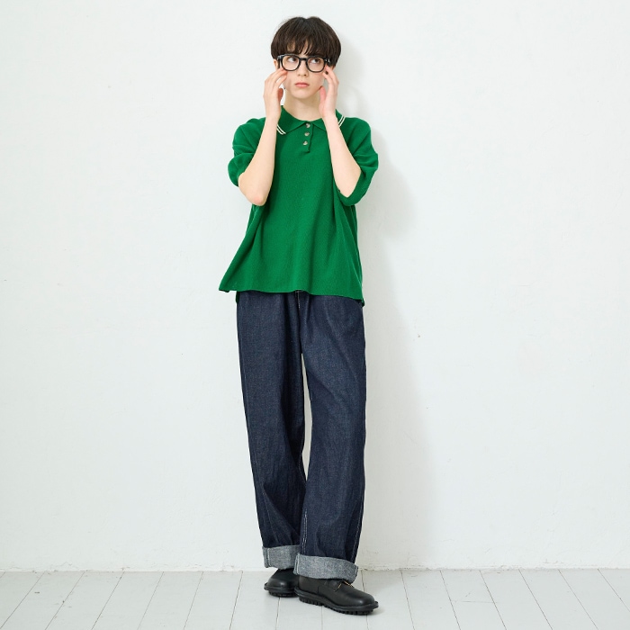 【予約】NARU(ナル) 8ozムラデニム ノッポパンツ 641800