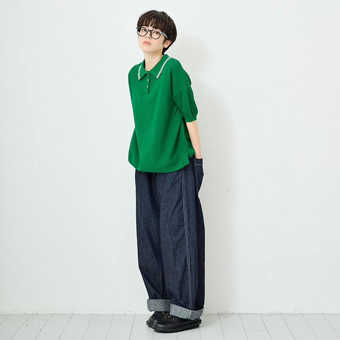 【予約】NARU(ナル) 8ozムラデニム ノッポパンツ 641800