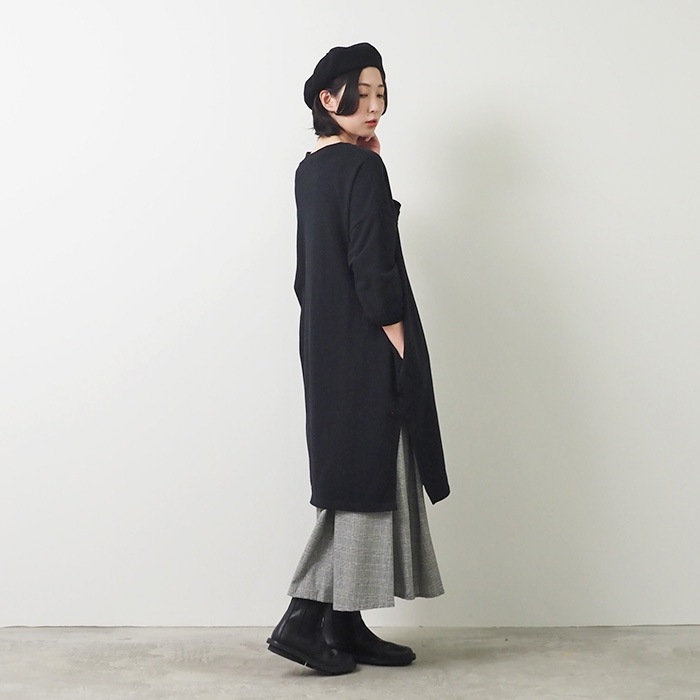NARU(ナル) 30/10セントラル裏毛 ワイドチュニック 656010