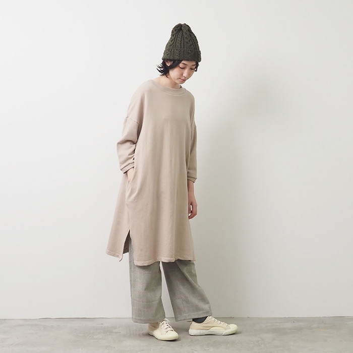 NARU(ナル) 30/10セントラル裏毛 ワイドチュニック 656010