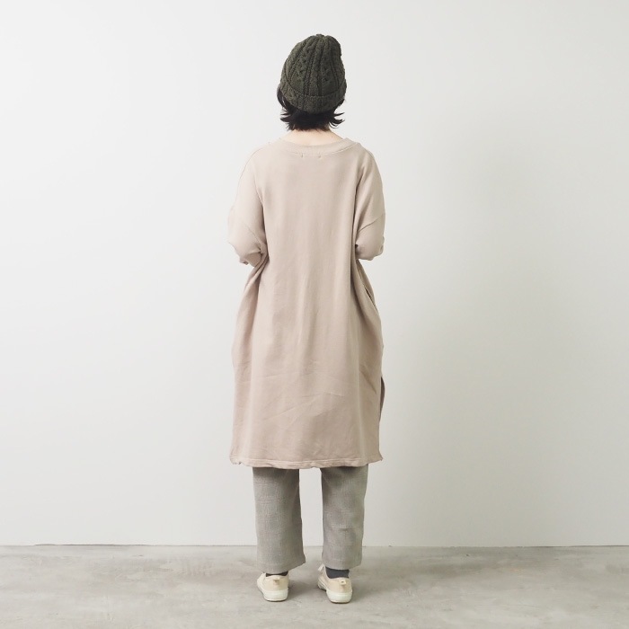 NARU(ナル) 30/10セントラル裏毛 ワイドチュニック 656010