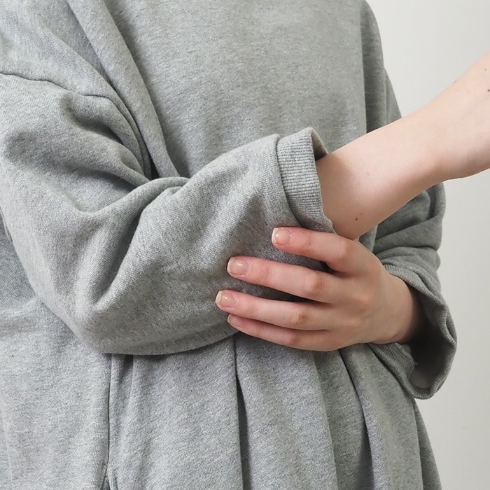 NARU(ナル) 30/10セントラル裏毛 ワイドチュニック 656010