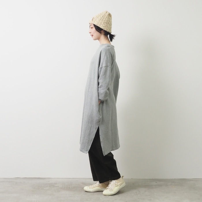 NARU(ナル) 30/10セントラル裏毛 ワイドチュニック 656010