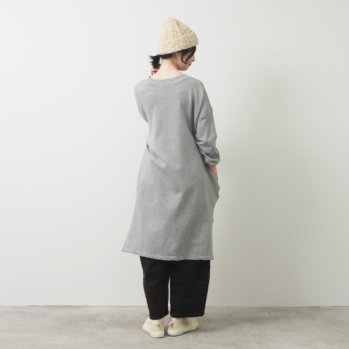 NARU(ナル) 30/10セントラル裏毛 ワイドチュニック 656010