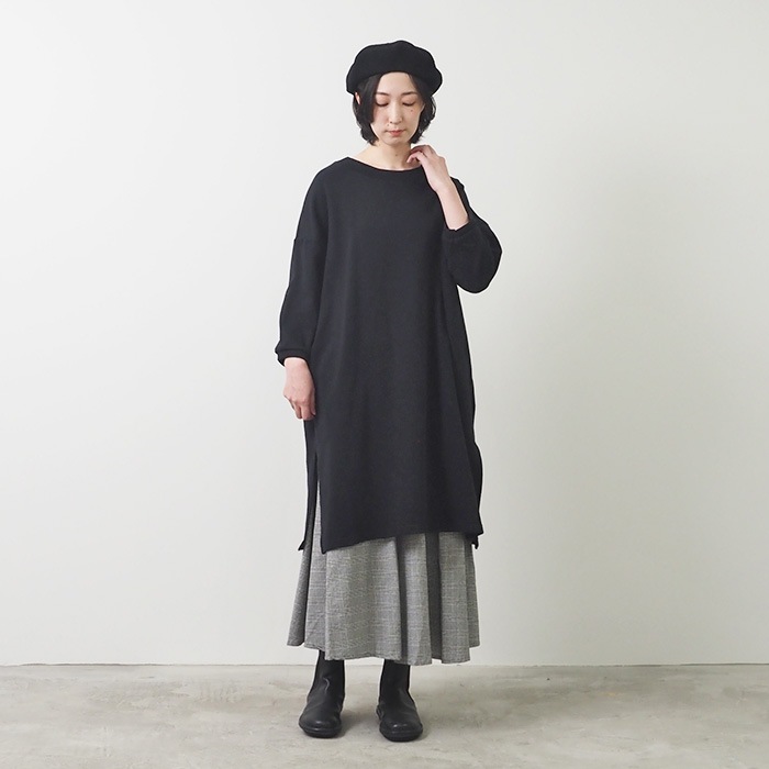 NARU(ナル) 30/10セントラル裏毛 ワイドチュニック 656010