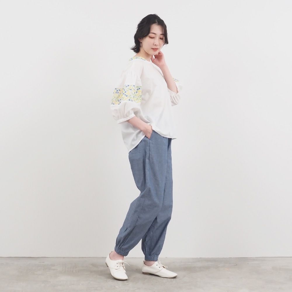 NARU(ナル) サマームラデニム ジョガーパンツ 662812