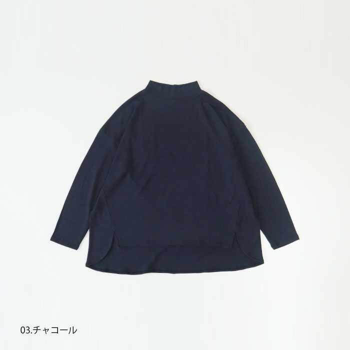 NARU(ナル) 48/2ウォッシャブルウールハイネックプルオーバー 639217