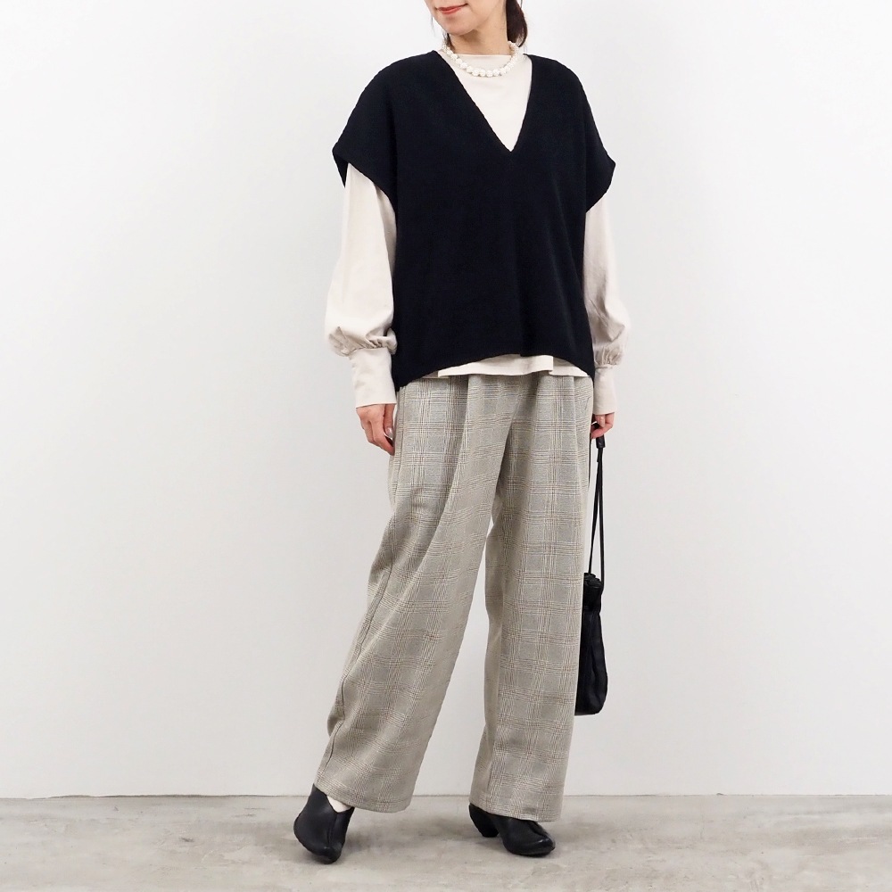 【WEB限定】NARU(ナル) 40/2CLASSIC天竺ラウンドプルオーバー 6WEB4C01