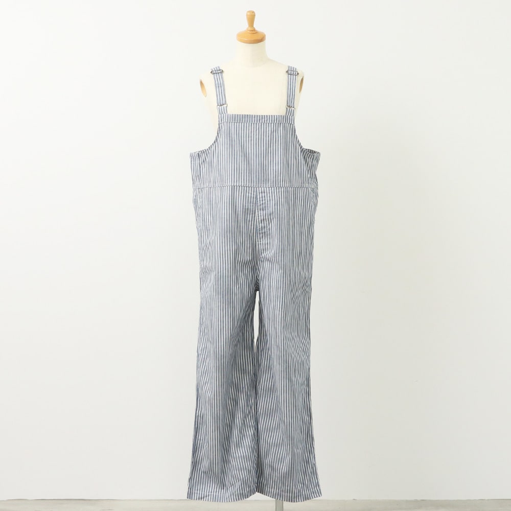 NARU(ナル) サマームラデニムストライプ サロペット 662815