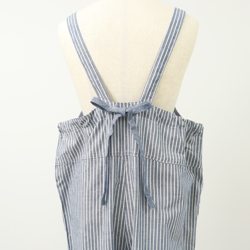 NARU(ナル) サマームラデニムストライプ サロペット 662815