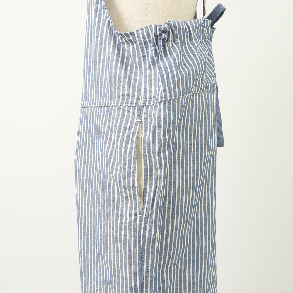 NARU(ナル) サマームラデニムストライプ サロペット 662815