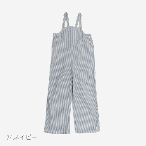 NARU(ナル) サマームラデニムストライプ サロペット 662815