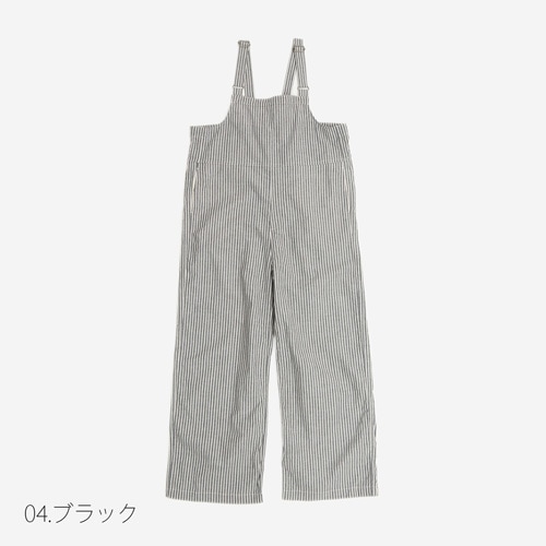 NARU(ナル) サマームラデニムストライプ サロペット 662815