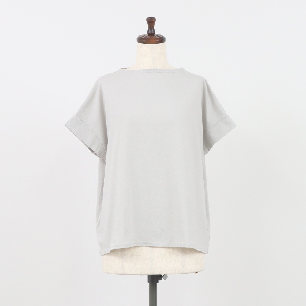 NARU(ナル)小泉さよ様コラボ ナチュラルソフト天竺 振り返り猫コンフィーシャツ 667006