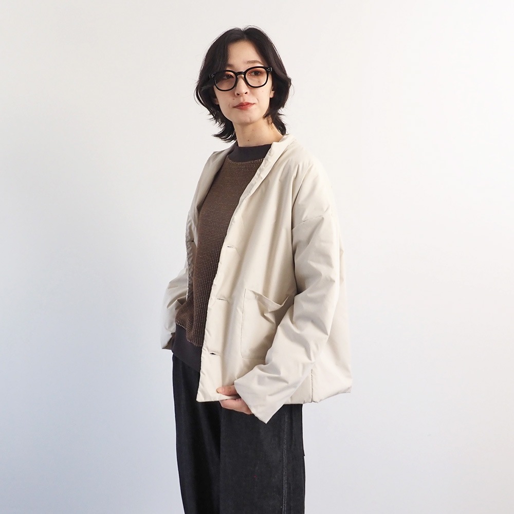 NARU(ナル) キーネックパデットジャケット 656101BE