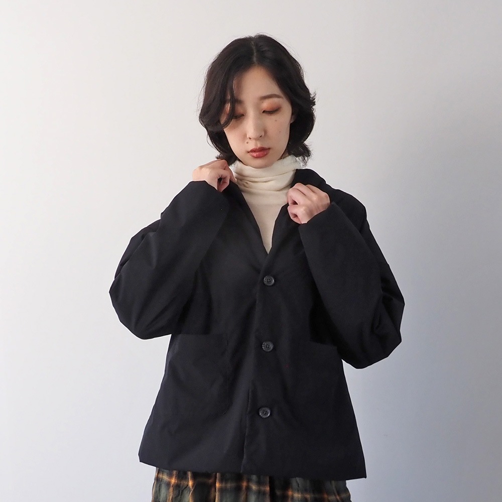 NARU(ナル) キーネックパデットジャケット 656101BE