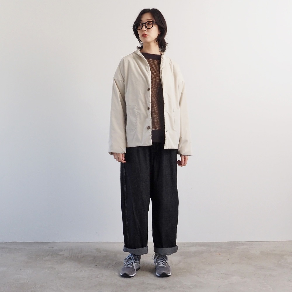 NARU(ナル) キーネックパデットジャケット 656101BE