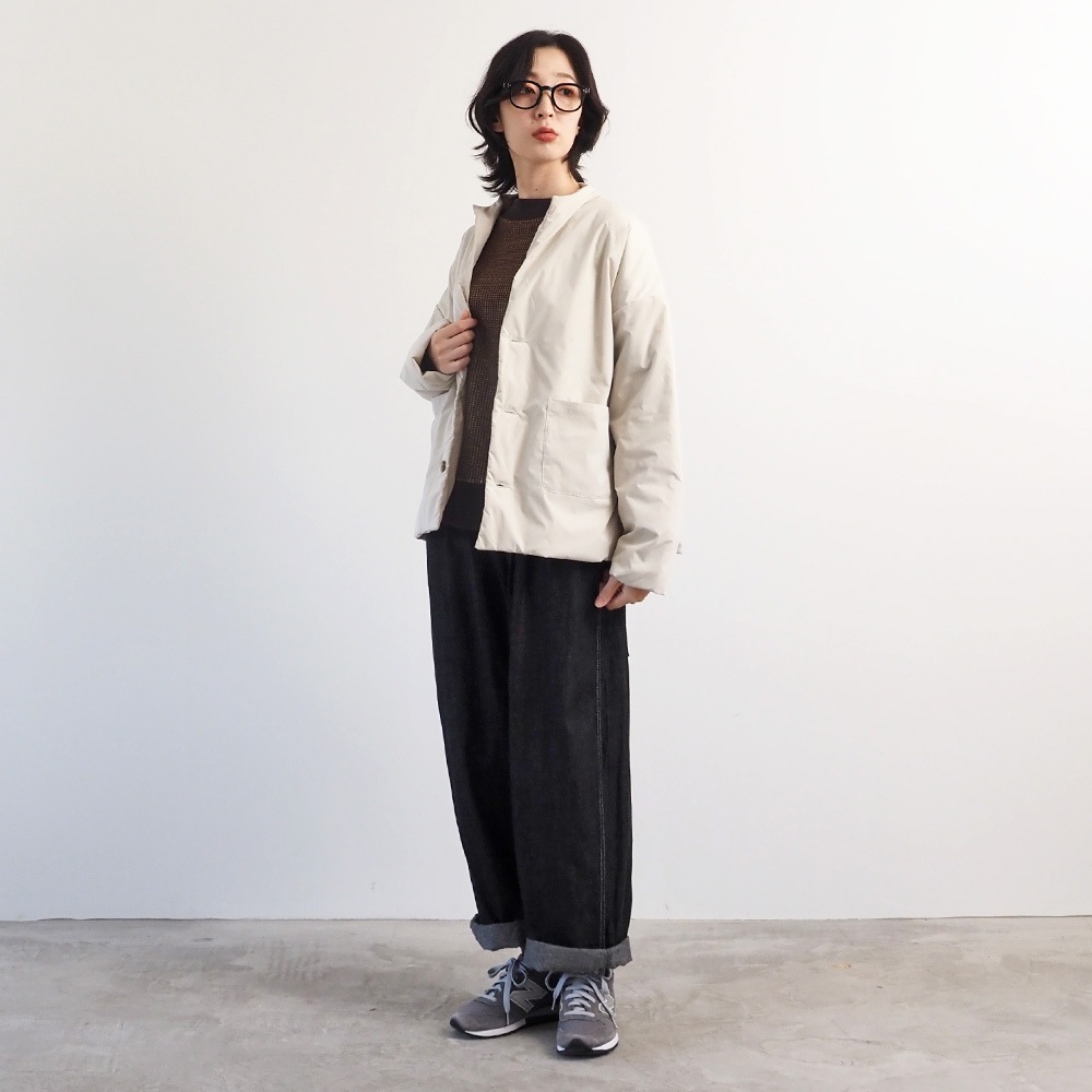 NARU(ナル) キーネックパデットジャケット 656101BE