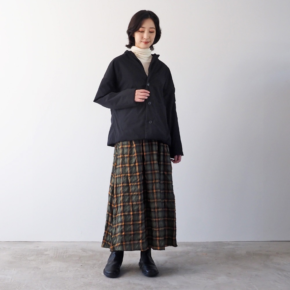 NARU(ナル) キーネックパデットジャケット 656101BE