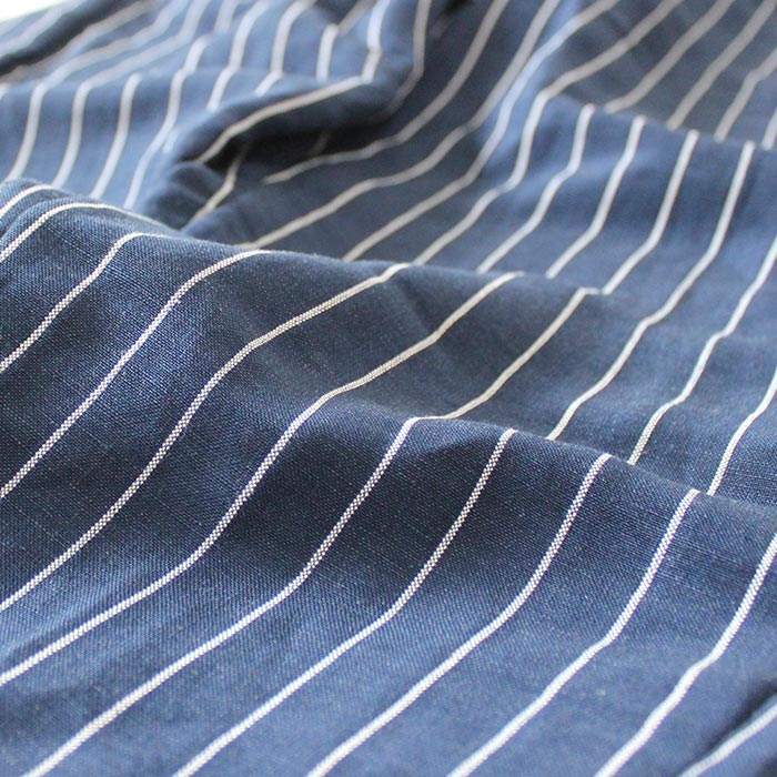 NARU(ナル) リネンレーヨンバイオワッシャーストライプパンツ 636841S