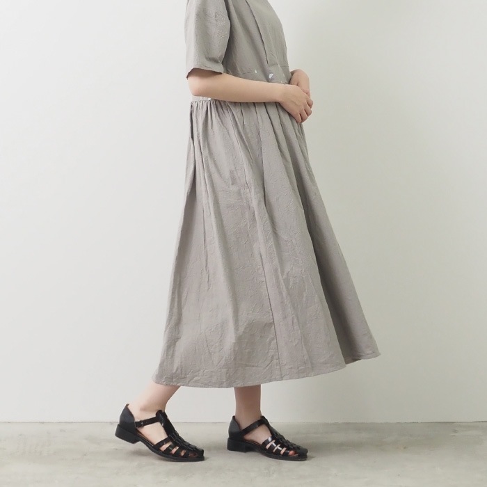 新品下げ札付き！NARU シーチングハンドワッシャ一十二支柄刺繍 ワイドT NARU(ナル) シーチングハンドワッシャー十二支柄刺繍 ワイドT