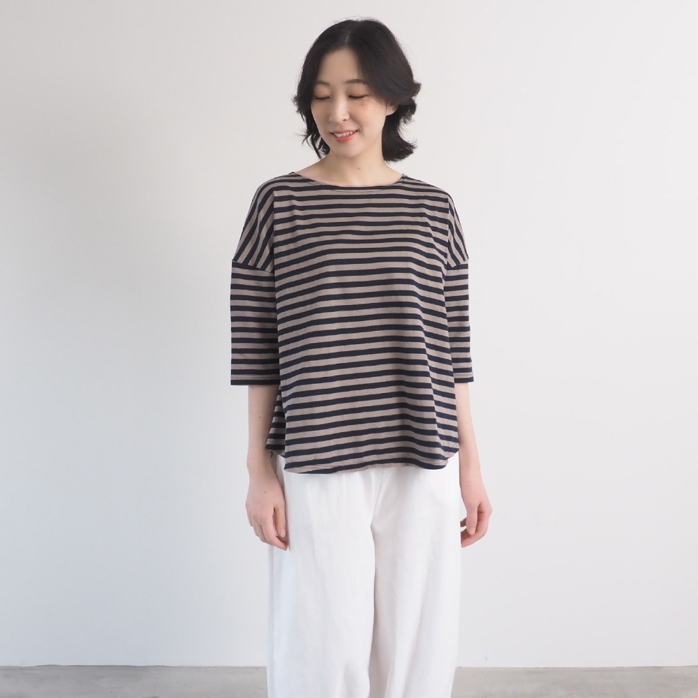 NARU(ナル) 40/2天竺BD ミナミラウンドシャツ 661015