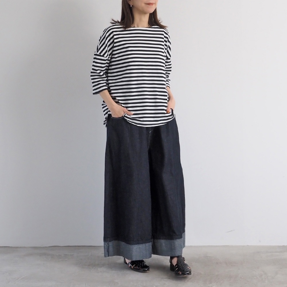 NARU(ナル) 40/2天竺BD ミナミラウンドシャツ 661015