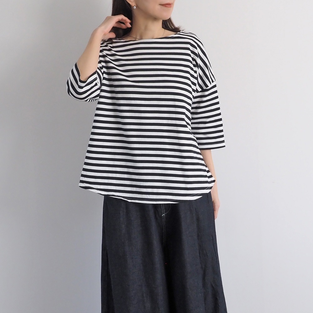 NARU(ナル) 40/2天竺BD ミナミラウンドシャツ 661015