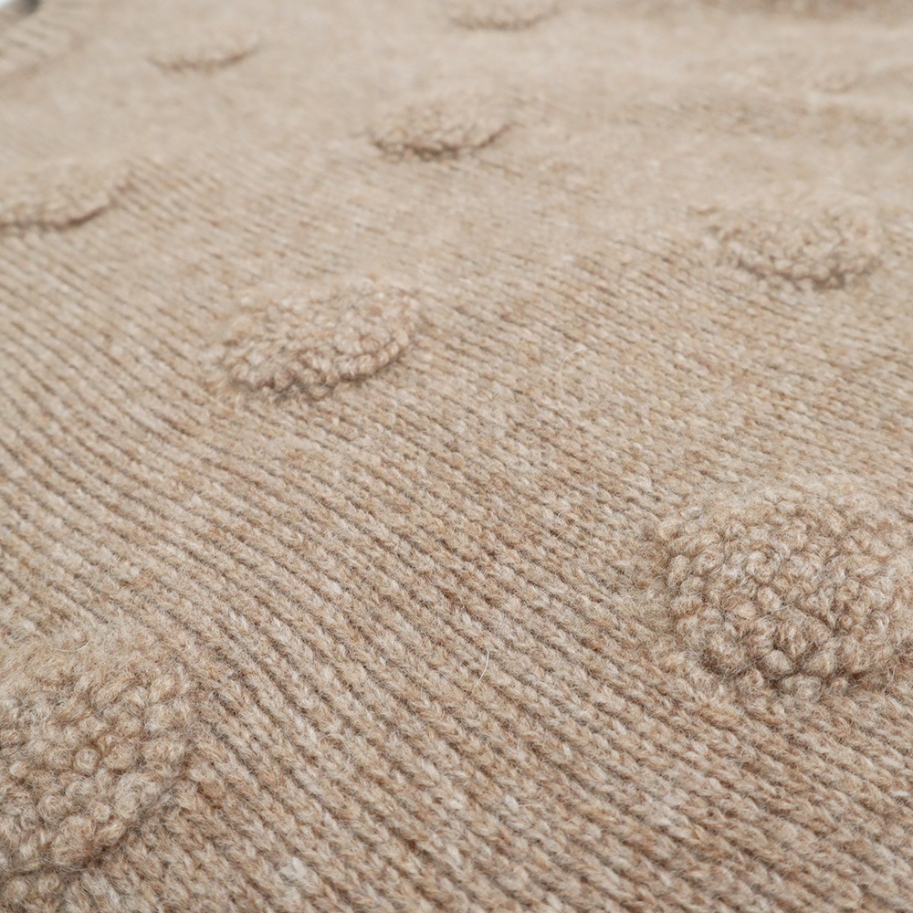 NARU(ナル) タスマニアラム パイルドットニットベスト 666611