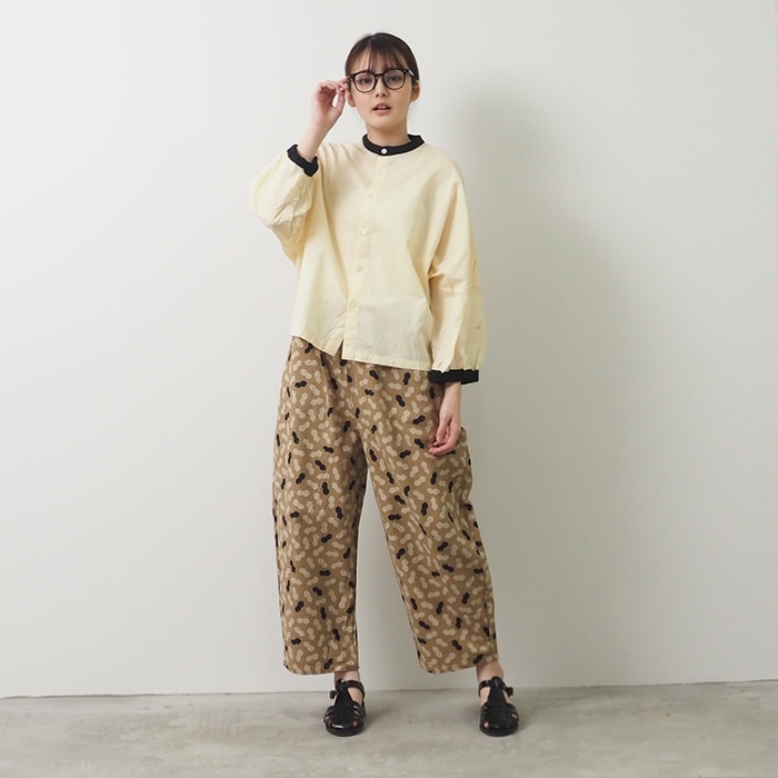 EYCK コットン/リネン/ナイロン リンクル パンツ EYCK コットン/リネン/ナイロン リンクル パンツ