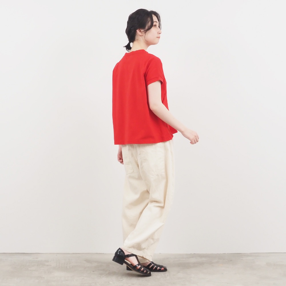 NARU(ナル) 40/2天竺 Rプリントミナミシャツ 662001