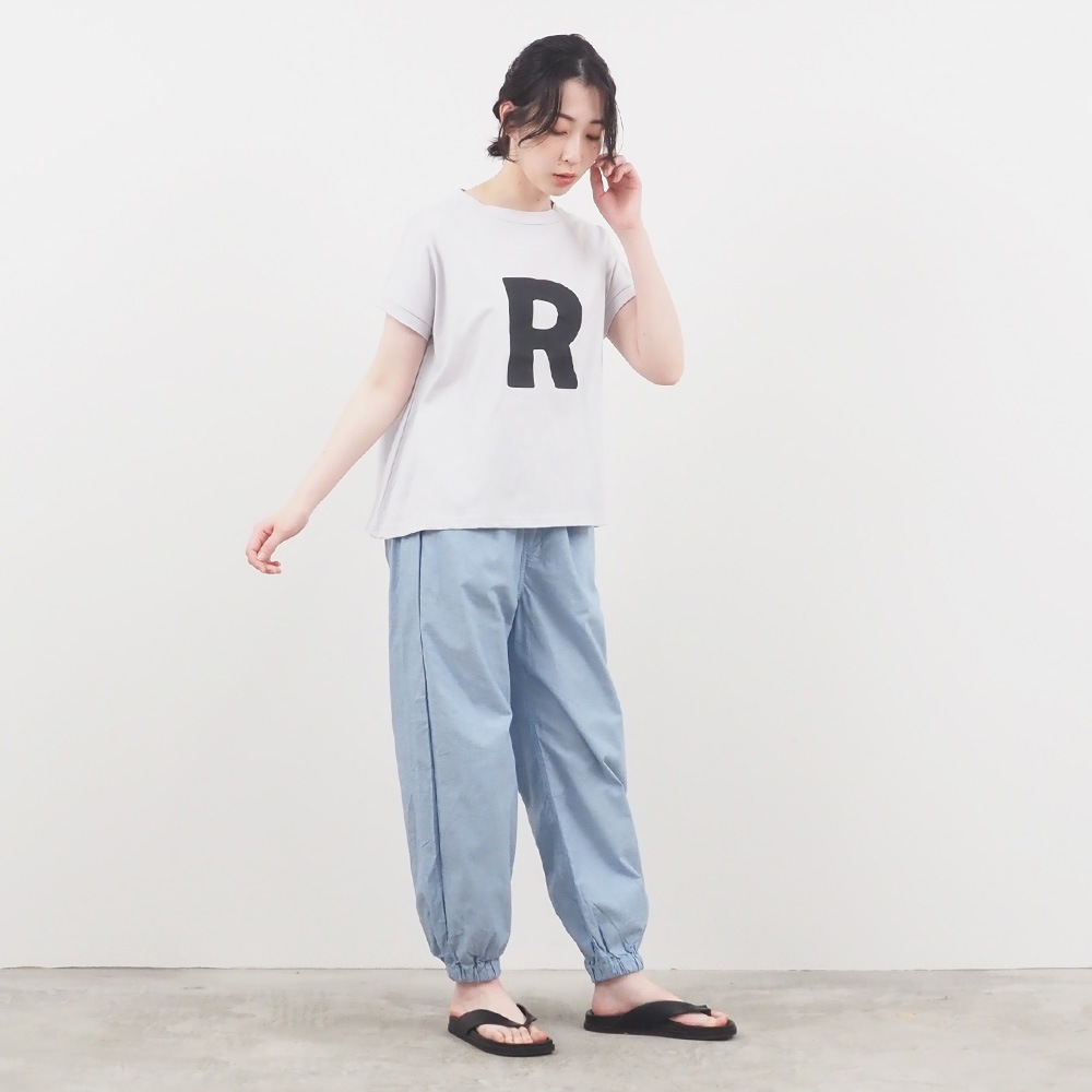 NARU(ナル) 40/2天竺 Rプリントミナミシャツ 662001