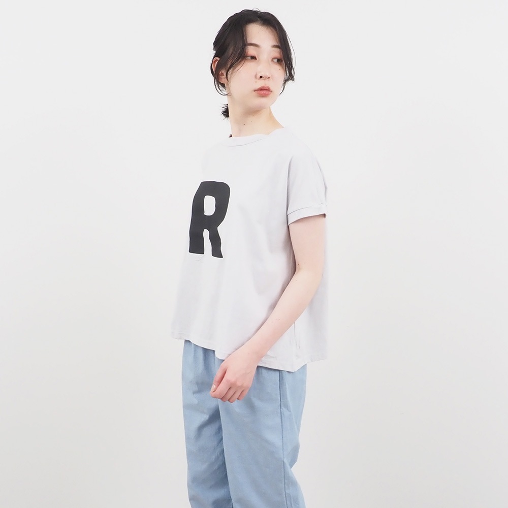 NARU(ナル) 40/2天竺 Rプリントミナミシャツ 662001