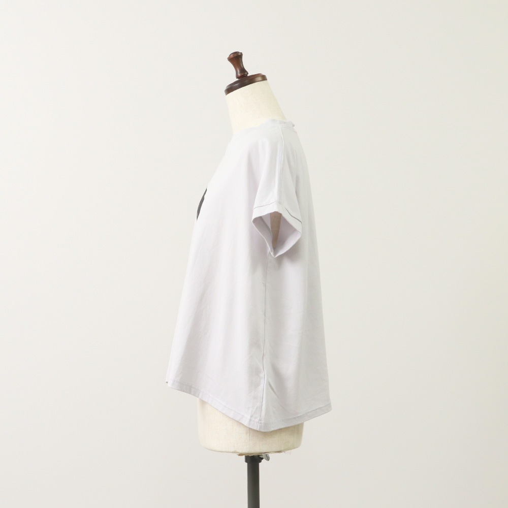 NARU(ナル) 40/2天竺 Rプリントミナミシャツ 662001