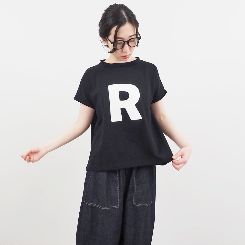 NARU(ナル) 40/2天竺 Rプリントミナミシャツ 662001