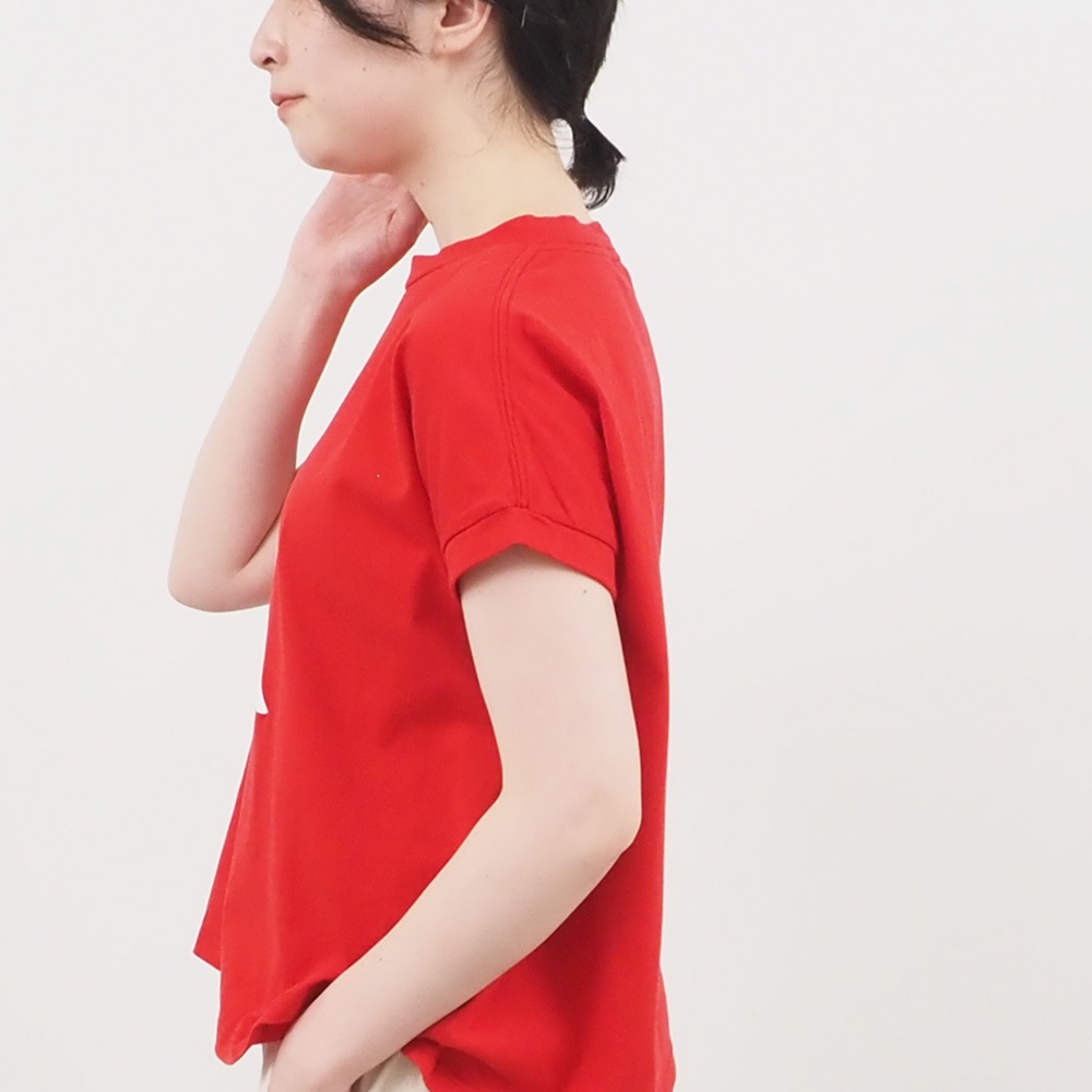 NARU(ナル) 40/2天竺 Rプリントミナミシャツ 662001