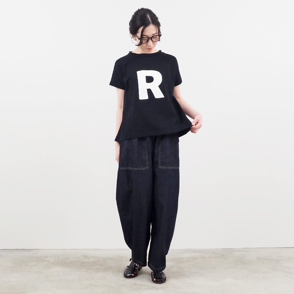 NARU(ナル) 40/2天竺 Rプリントミナミシャツ 662001