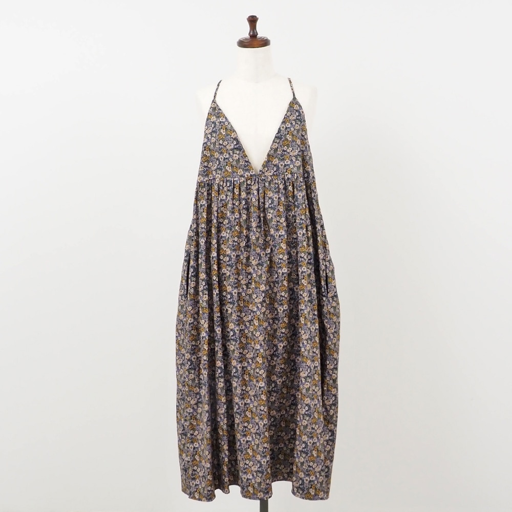 NARU(ナル) 30ビエラベタ小花柄 キャミワンピース 665851