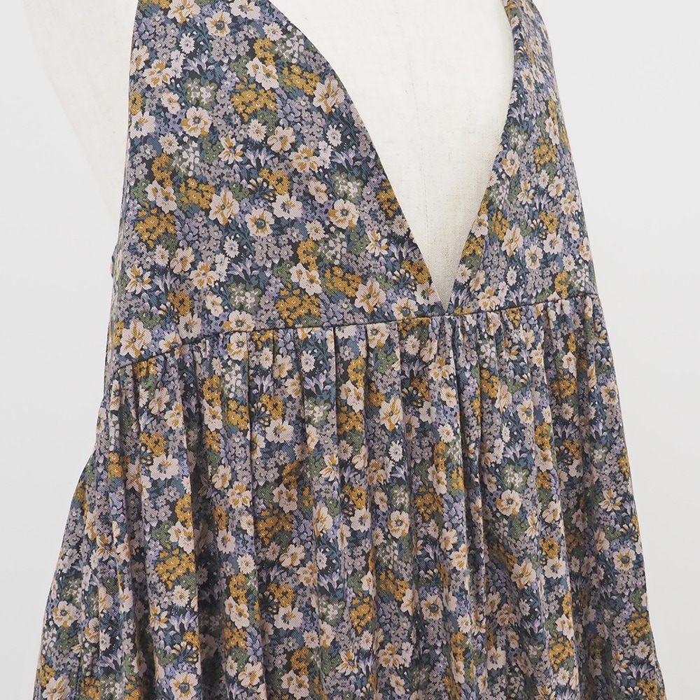 NARU(ナル) 30ビエラベタ小花柄 キャミワンピース 665851