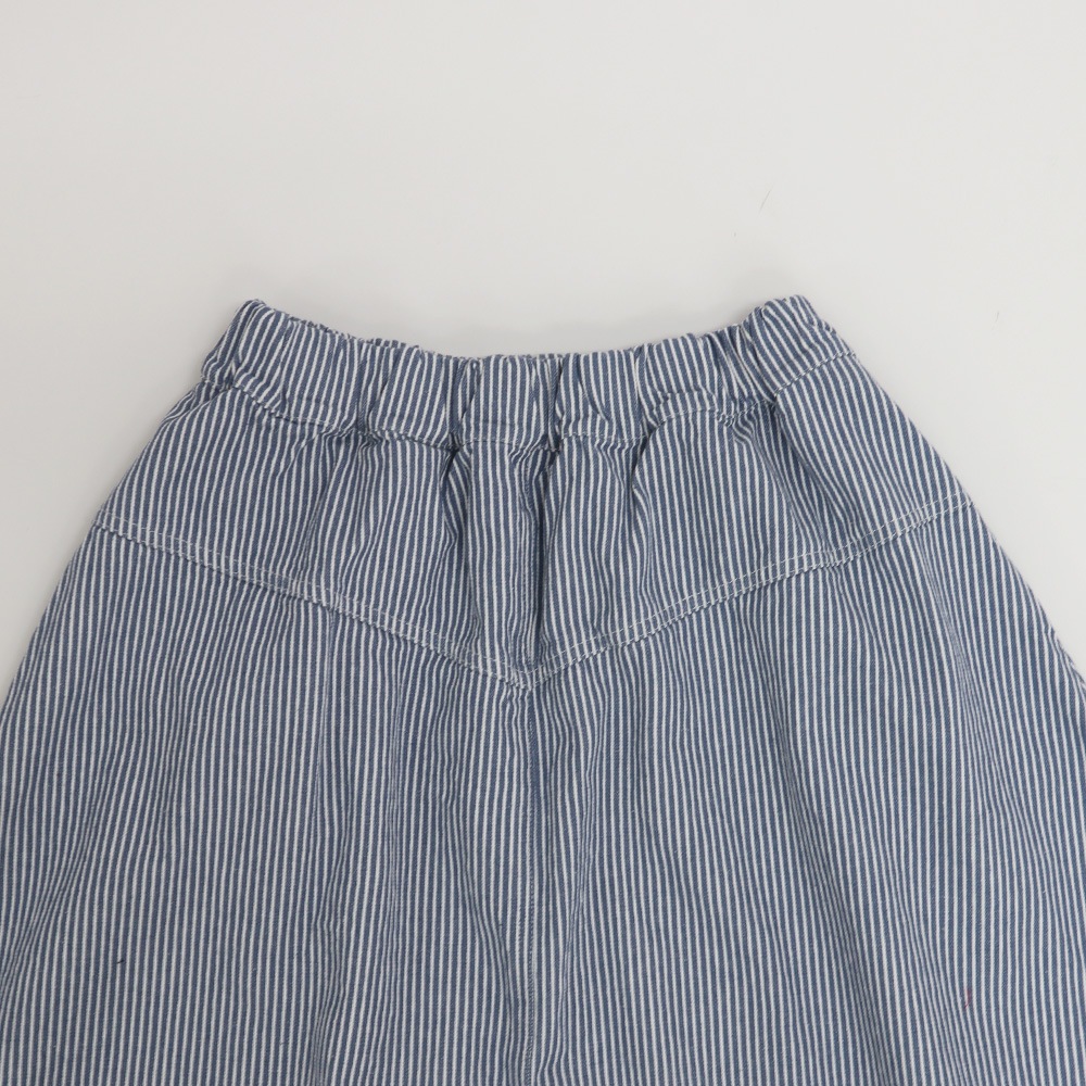 NARU(ナル) カラーヒッコリー ノッポスカート 671800