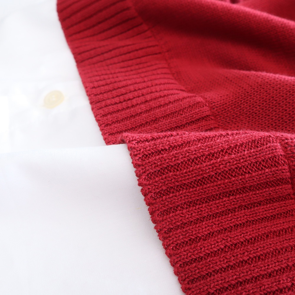 NARU(ナル) ピュアコットン×40ブロード 切替ベスト 661605