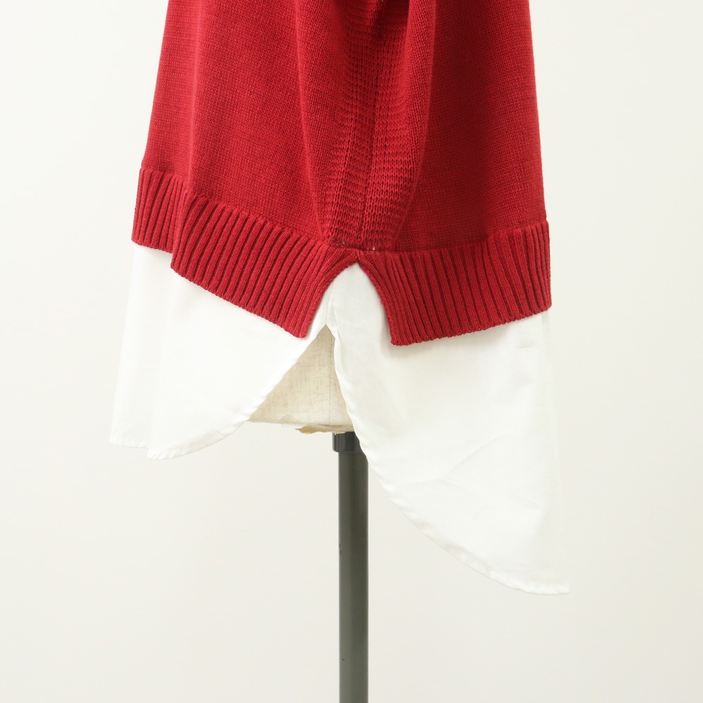 NARU(ナル) ピュアコットン×40ブロード 切替ベスト 661605