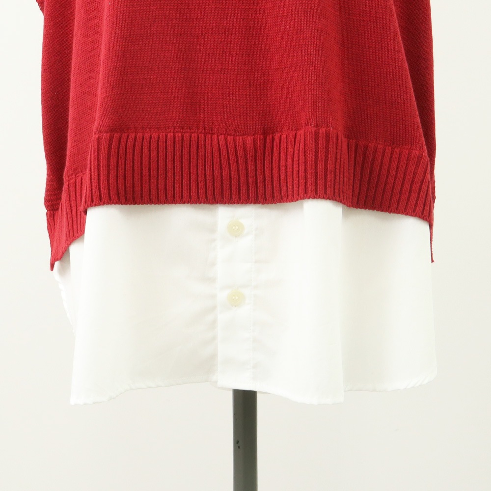 NARU(ナル) ピュアコットン×40ブロード 切替ベスト 661605