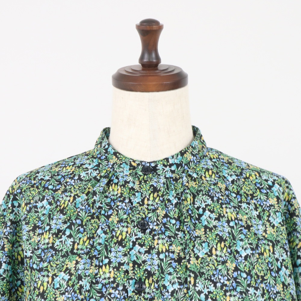 NARU(ナル) 60ローンナイトガーデン ターキーシャツスタンドカラー 667900